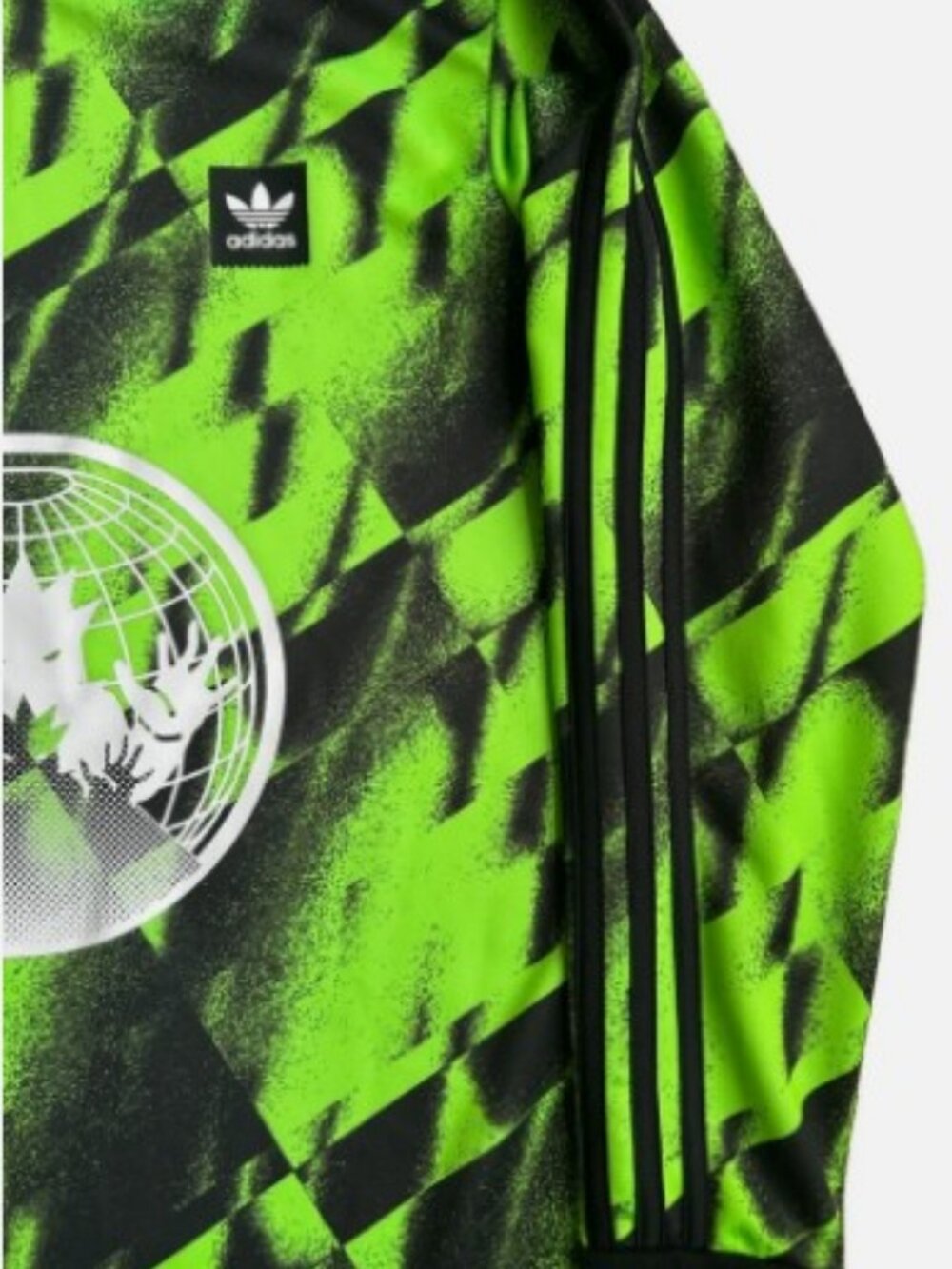 Adidas Soccer Club Jersey All Over Print Green Men’s Size Small Streetwear Bold - Picture 5 of 10